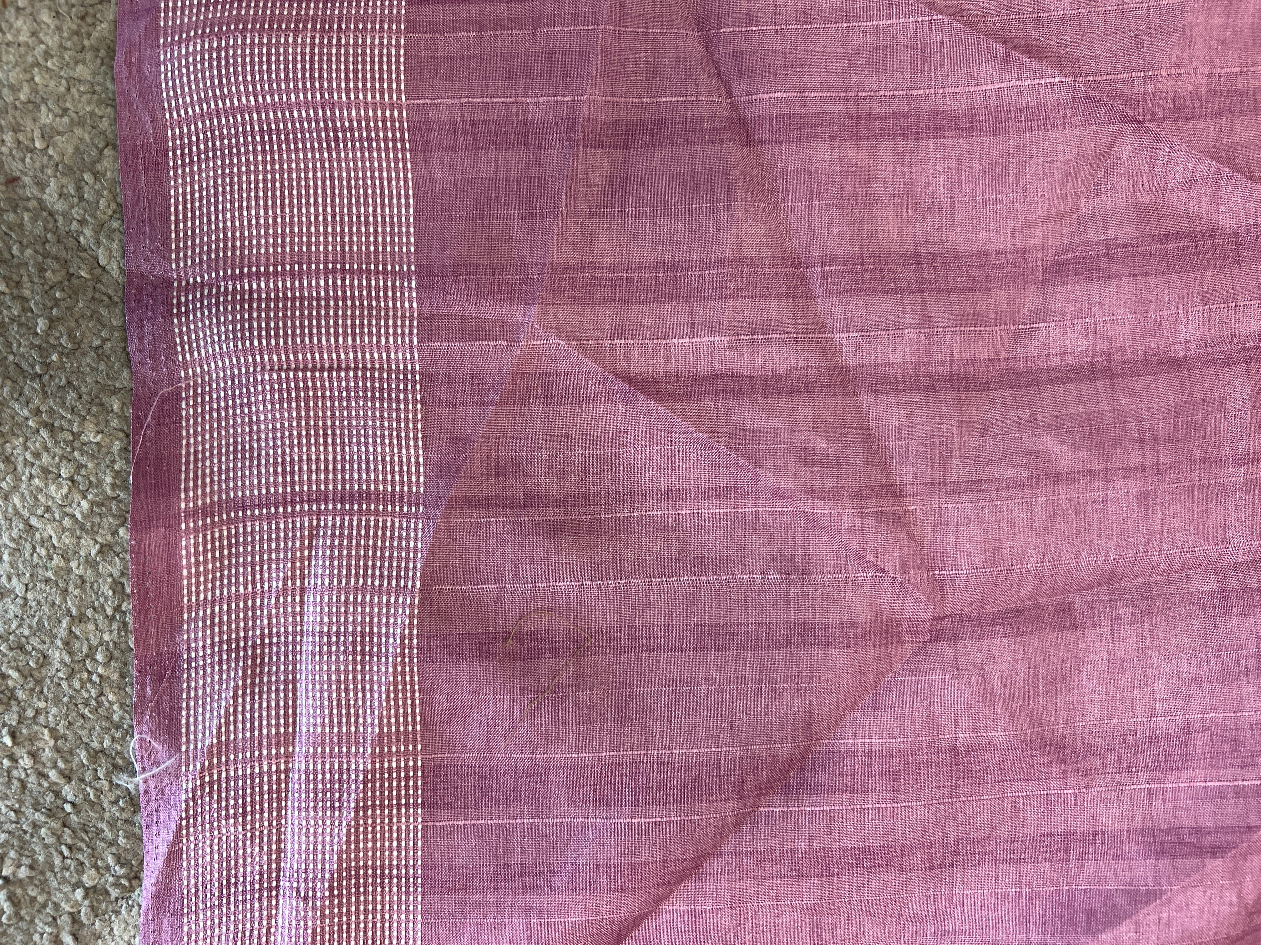 Floral Embroidery Semi Tussar Saree | SUN237