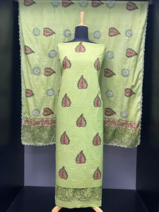 Digital Printed Leaf Patterned Cotton Salwar Set | SF1286