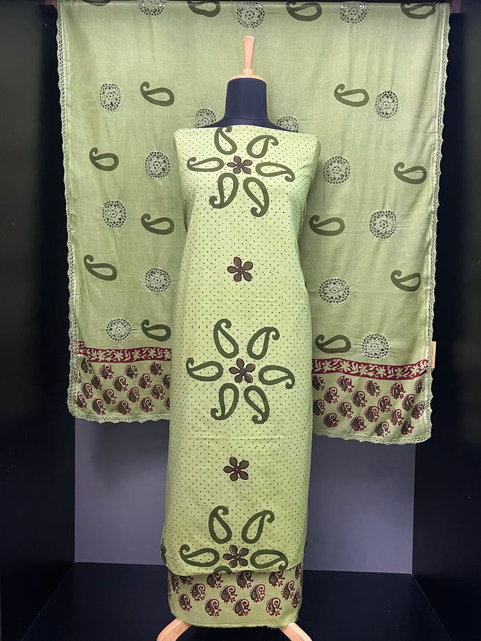 Paisley Patterned Cotton Salwar Set | SF1284