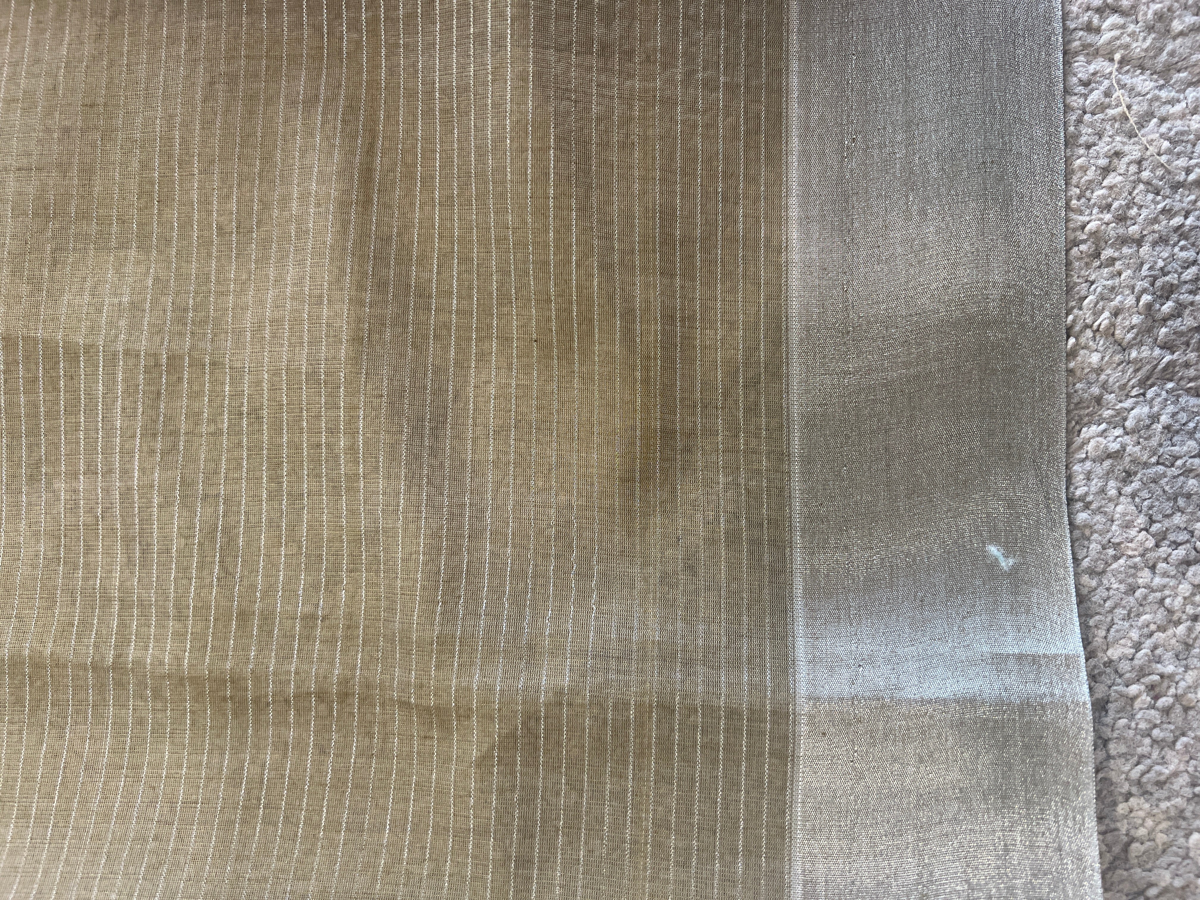 Silver Zari Weaved Semi Silk Saree | AHD357