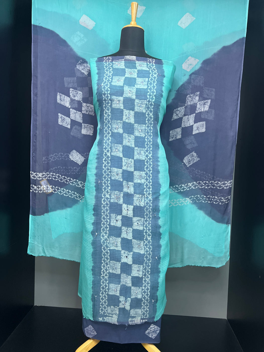 Nalgonda Mirror Detailed Kota Salwar Set | SF1258