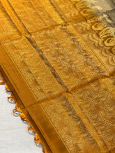 Golden Zari Weaved Soft Silk Saree | KG110