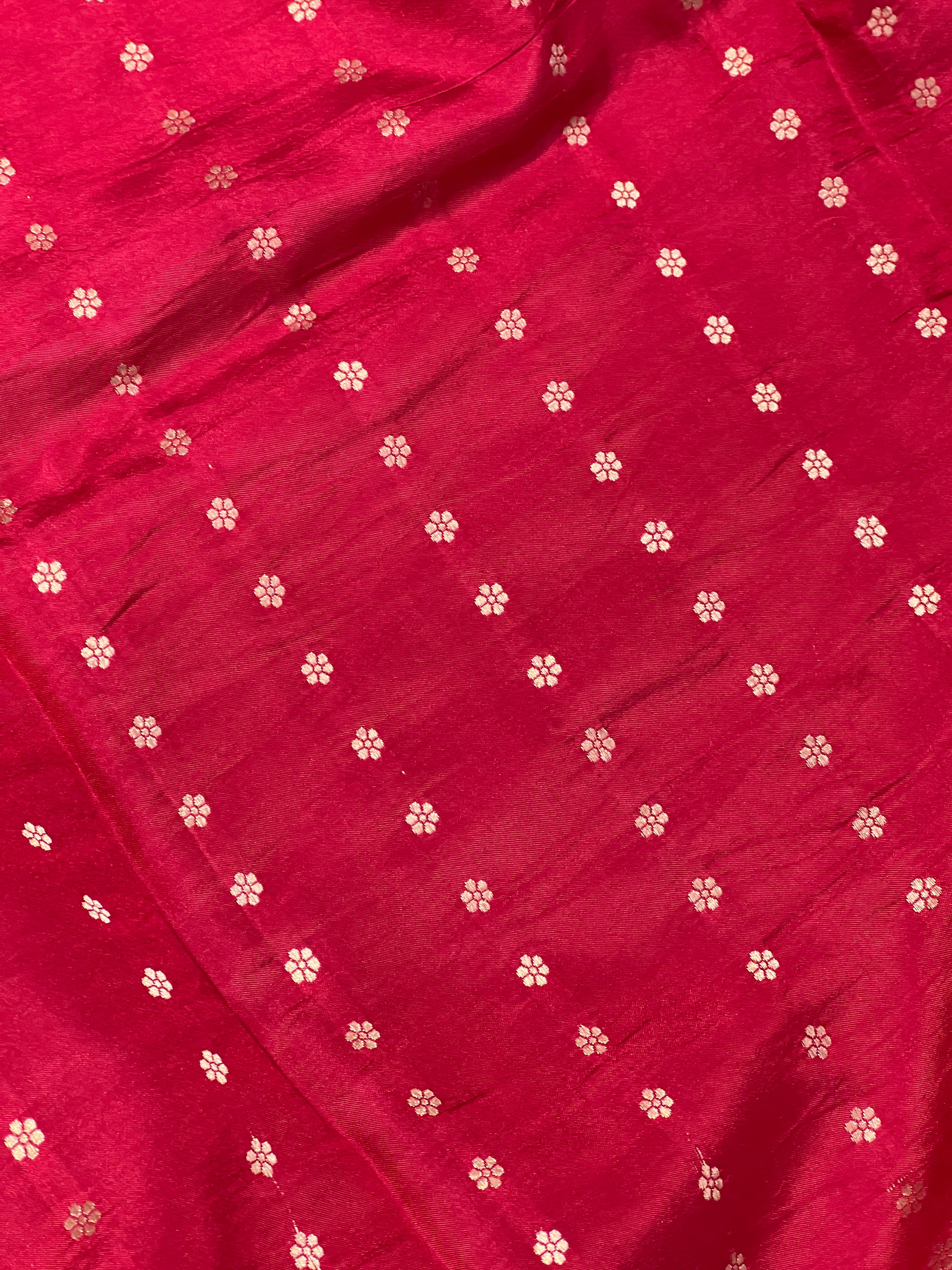 Floral Patterned Banarasi Silk Saree | YNG610