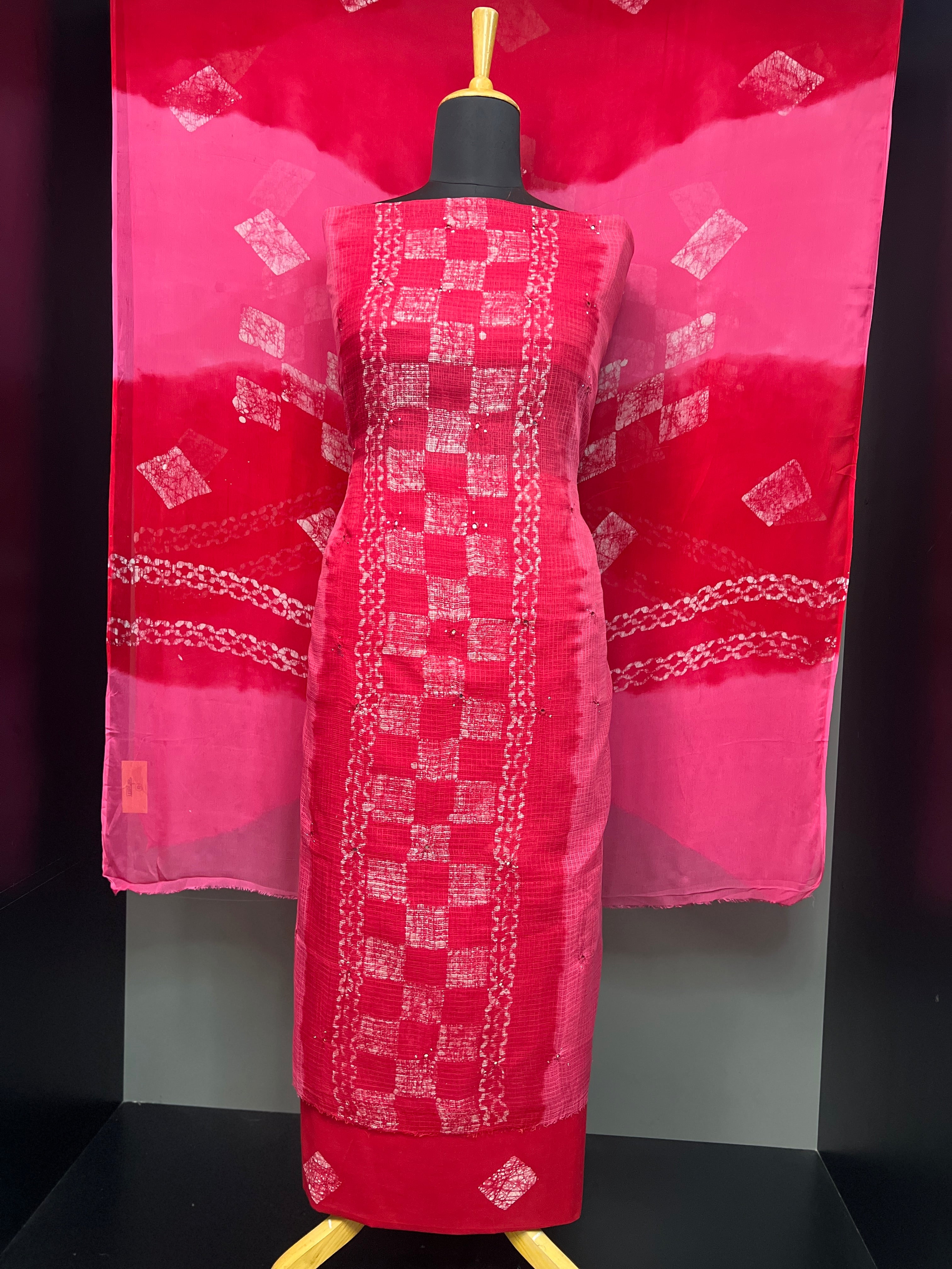 Nalgonda Mirror Detailed Kota Salwar Set | SF1261