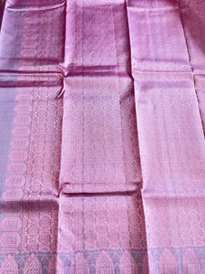 Pink Zari Weaving Soft Silk Saree | SMS235