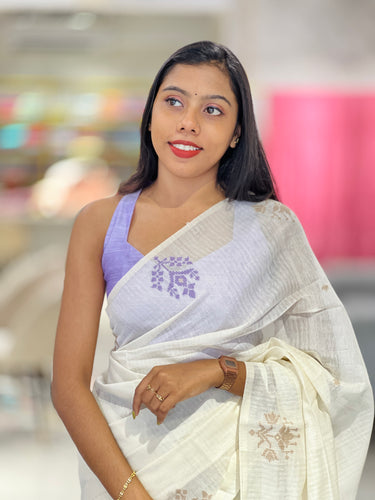Butta Weaving Jamdani Saree | SSN224