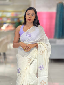 Butta Weaving Jamdani Saree | SSN224