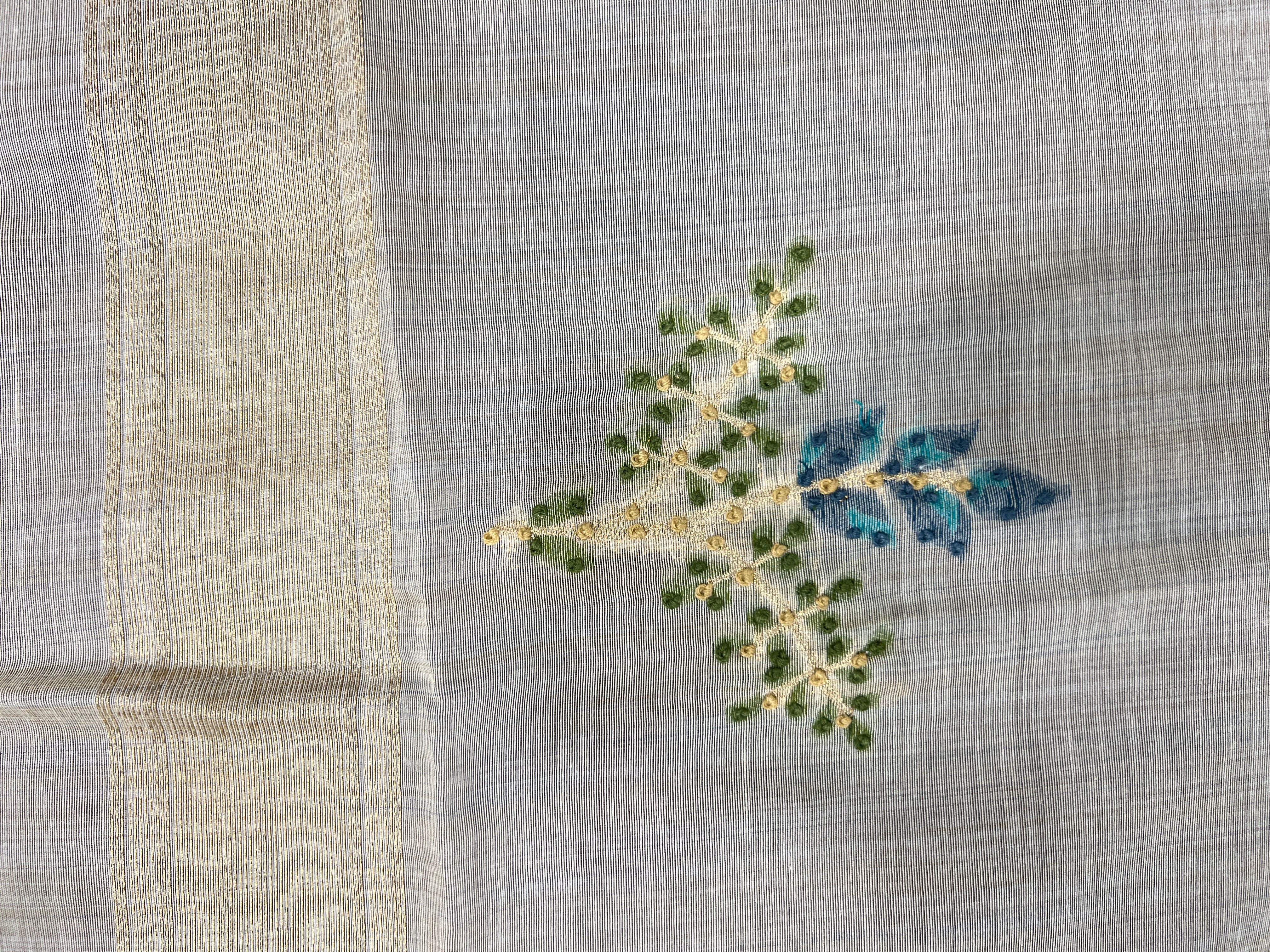 Jamdani Woven Chanderi Saree | BLD1721