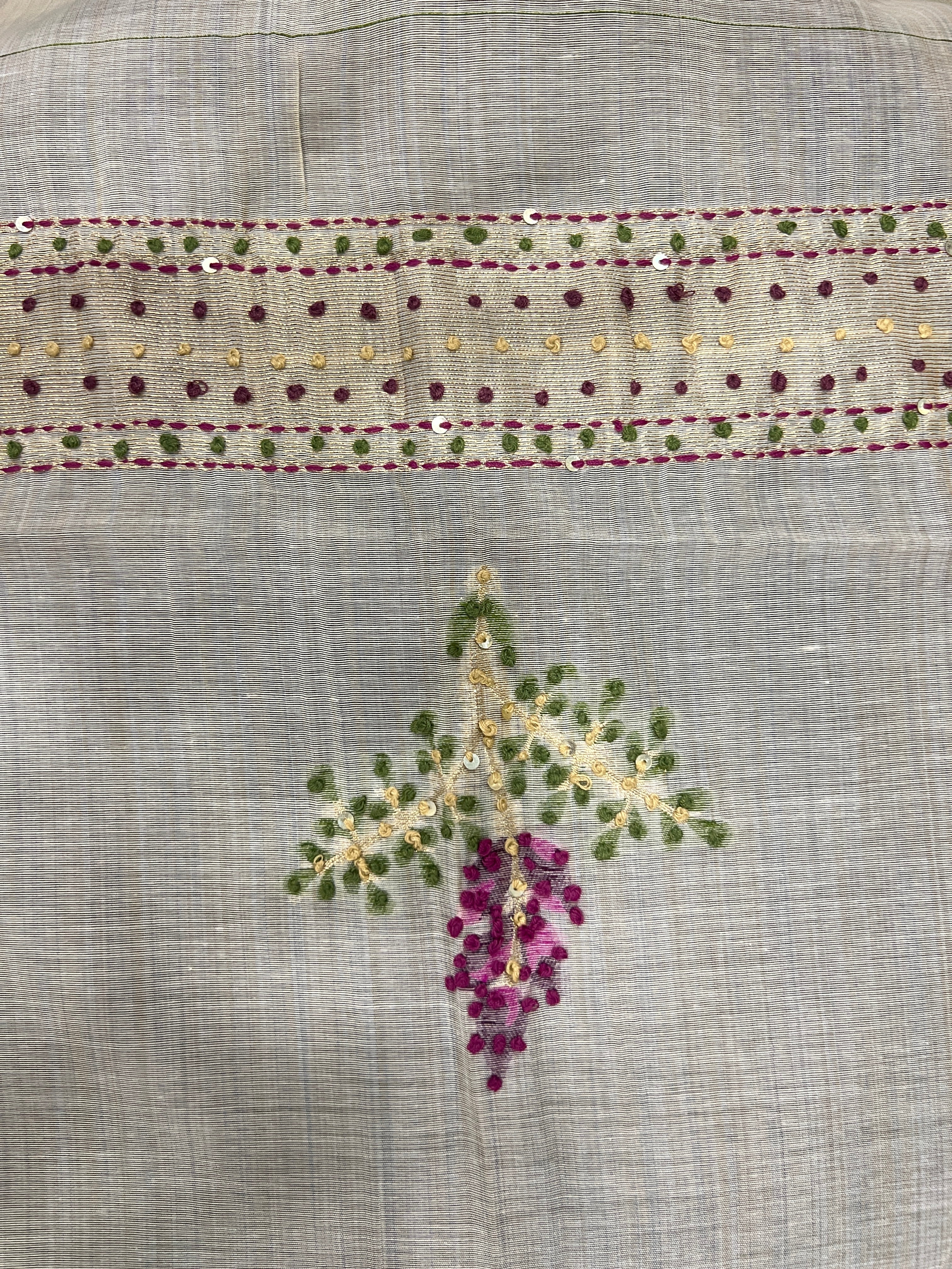 Jamdani Woven Chanderi Saree | BLD1722