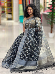 Banarasi Woven Tissue Kora Organza Saree | AJ422