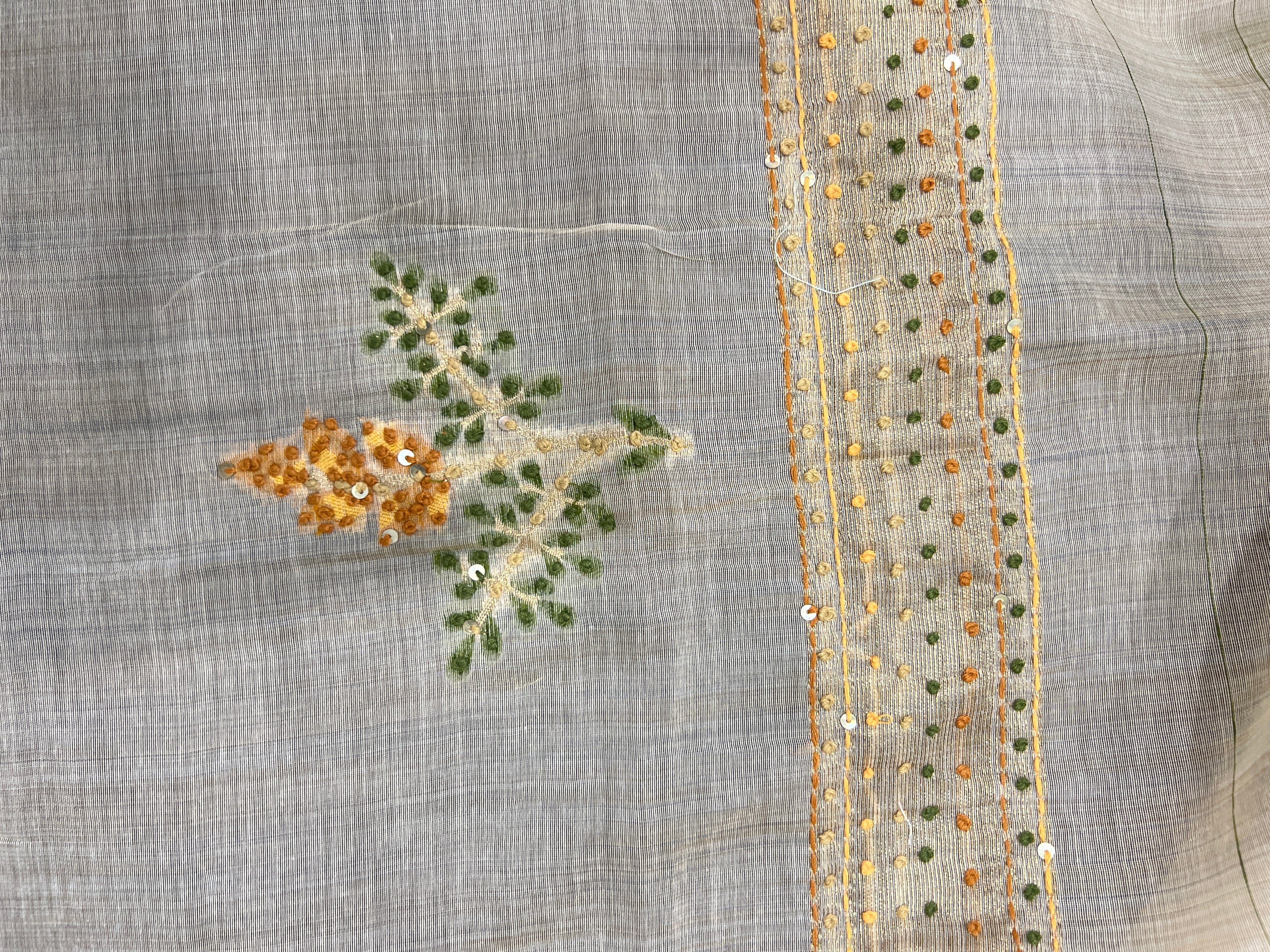 Jamdani Woven Chanderi Saree | BLD1723