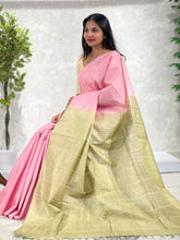 Kantha Weaved Bhagalpuri Linen Saree | DLS244