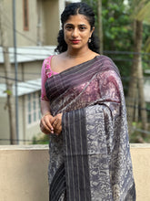 Printed Chanderi Finish Saree | BLD337