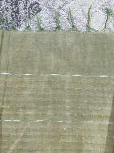 Kantha Weaved Bhagalpuri Linen Saree | DLS244