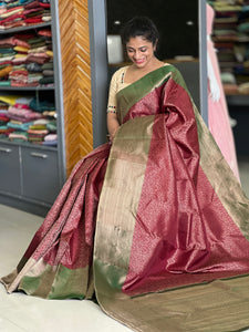 Hand Woven Kanchipuram Saree | BAS121