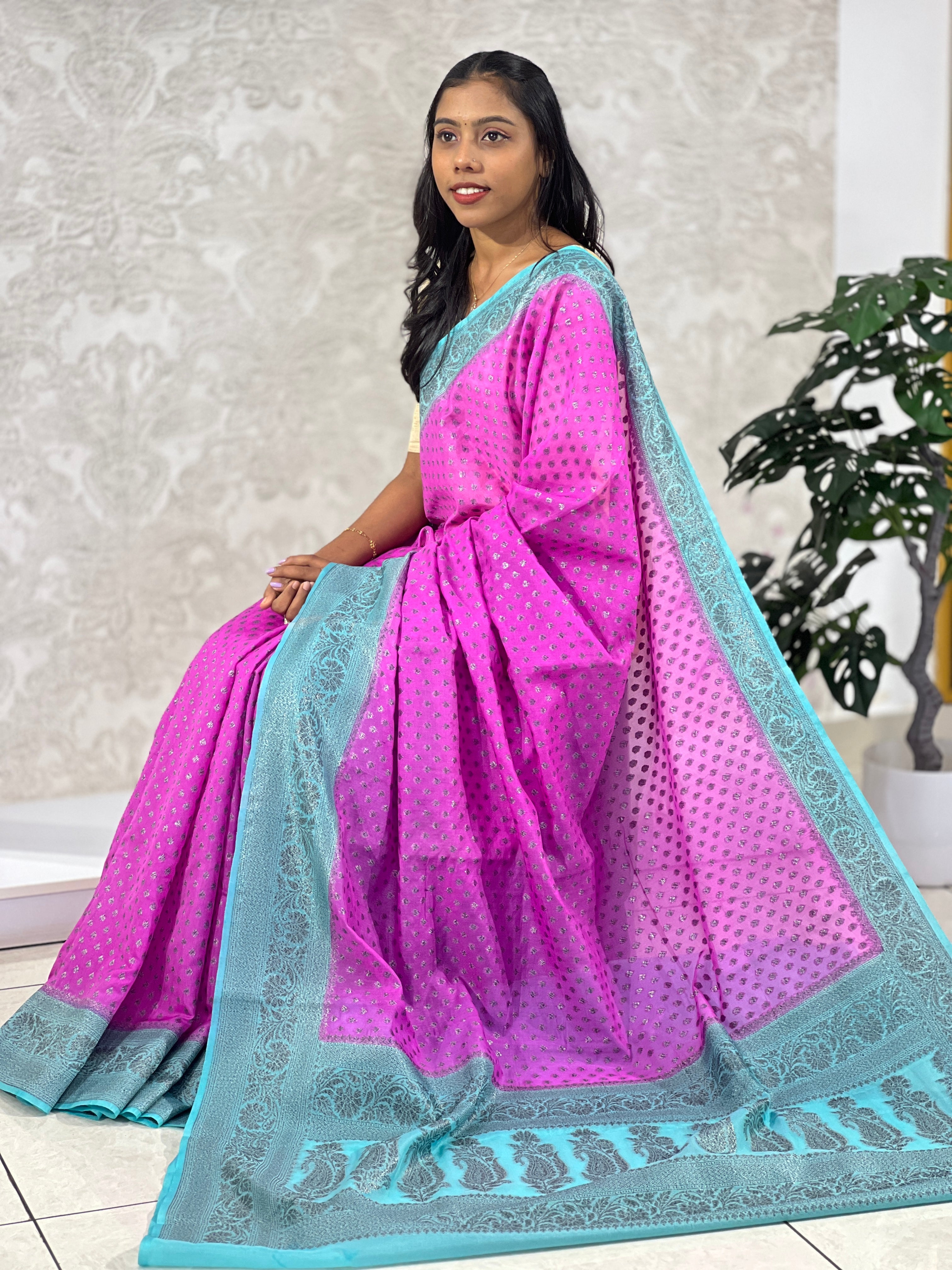 Banarasi Pattern  Semi Siik  Saree | JCL633