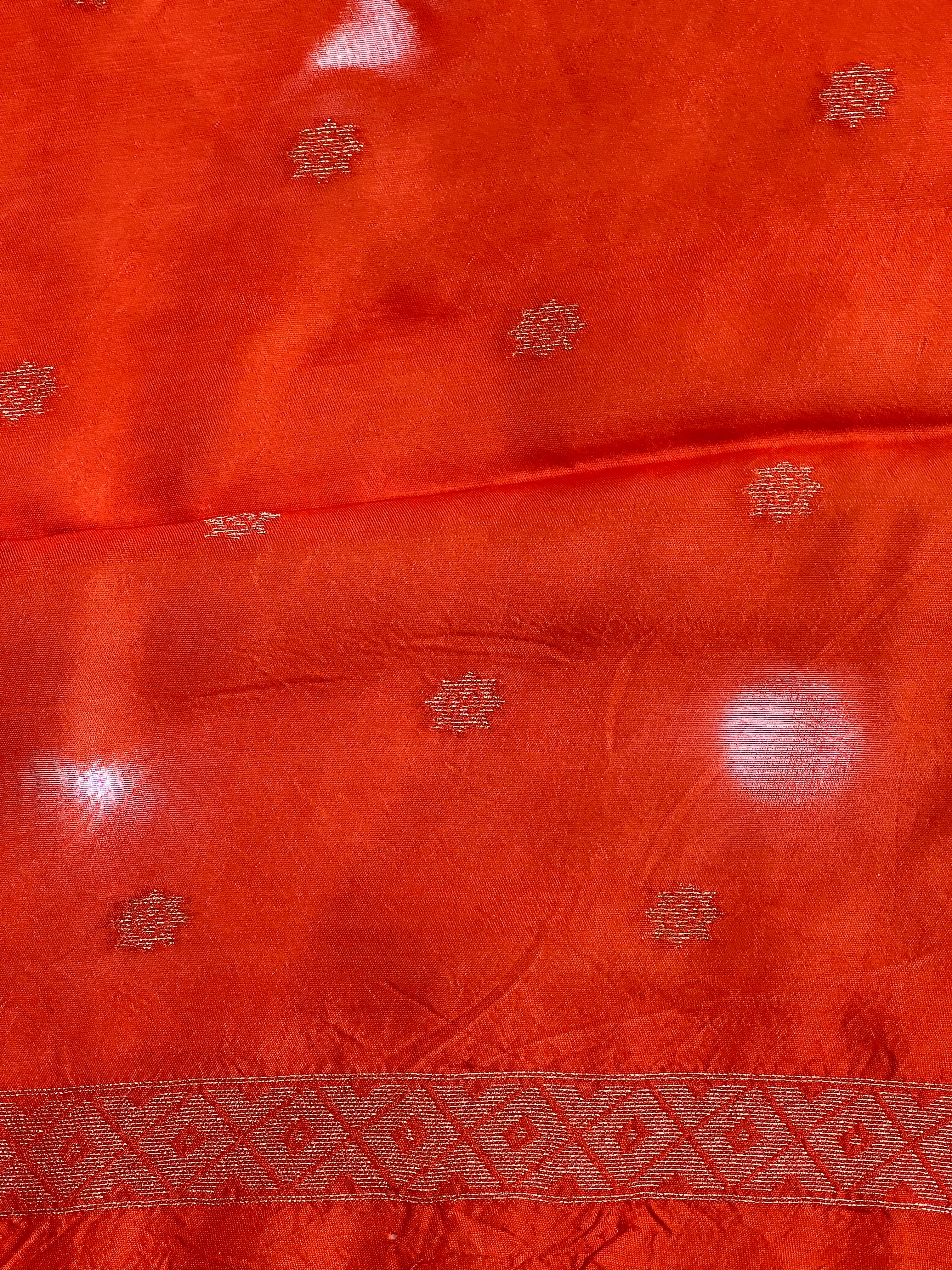 Origami Patterned Viscose Kora Georgette Saree | YNG1129