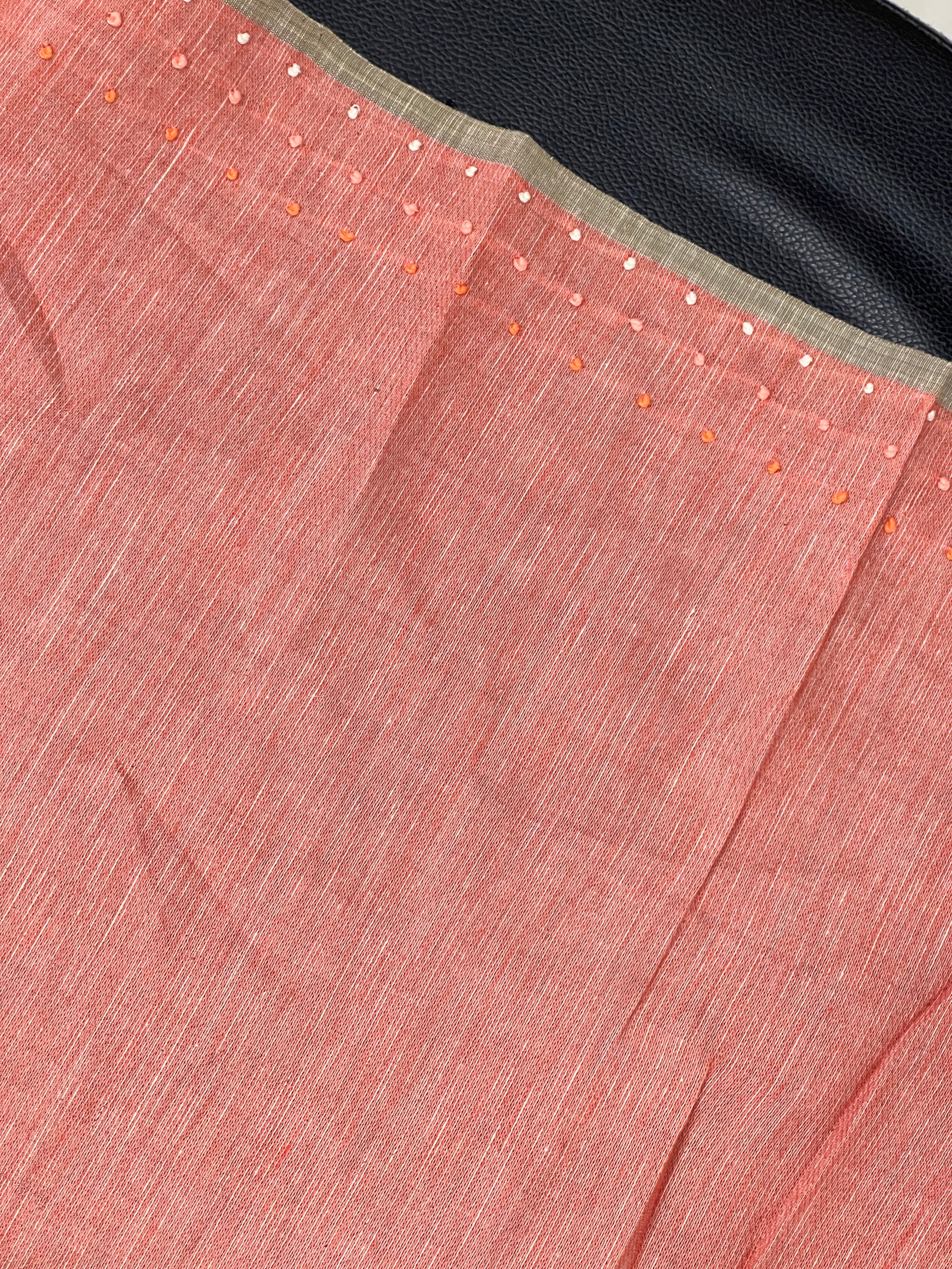 Floral Jamdani Weaved Chanderi Saree | BLD1714