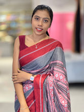 Thread Weaved Geometric Patterned Cotton Saree (Without Blouse) | RP578