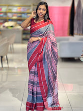 Thread Weaved Geometric Patterned Cotton Saree (Without Blouse) | RP578