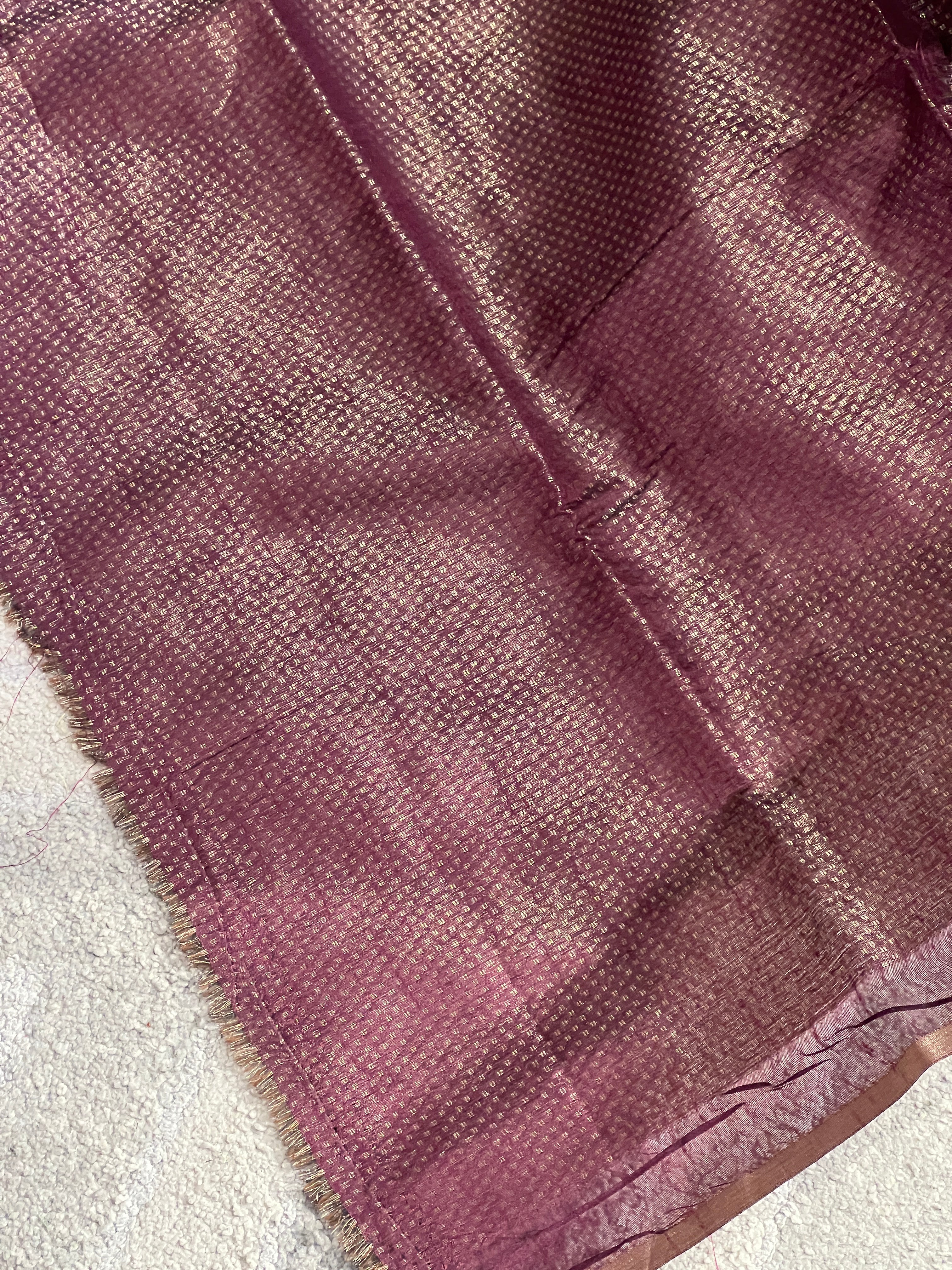 Zari Woven Brocade Patterned Semi Silk Saree | YNG553