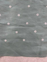 Point Embroidered Dola Silk Saree | SUN146
