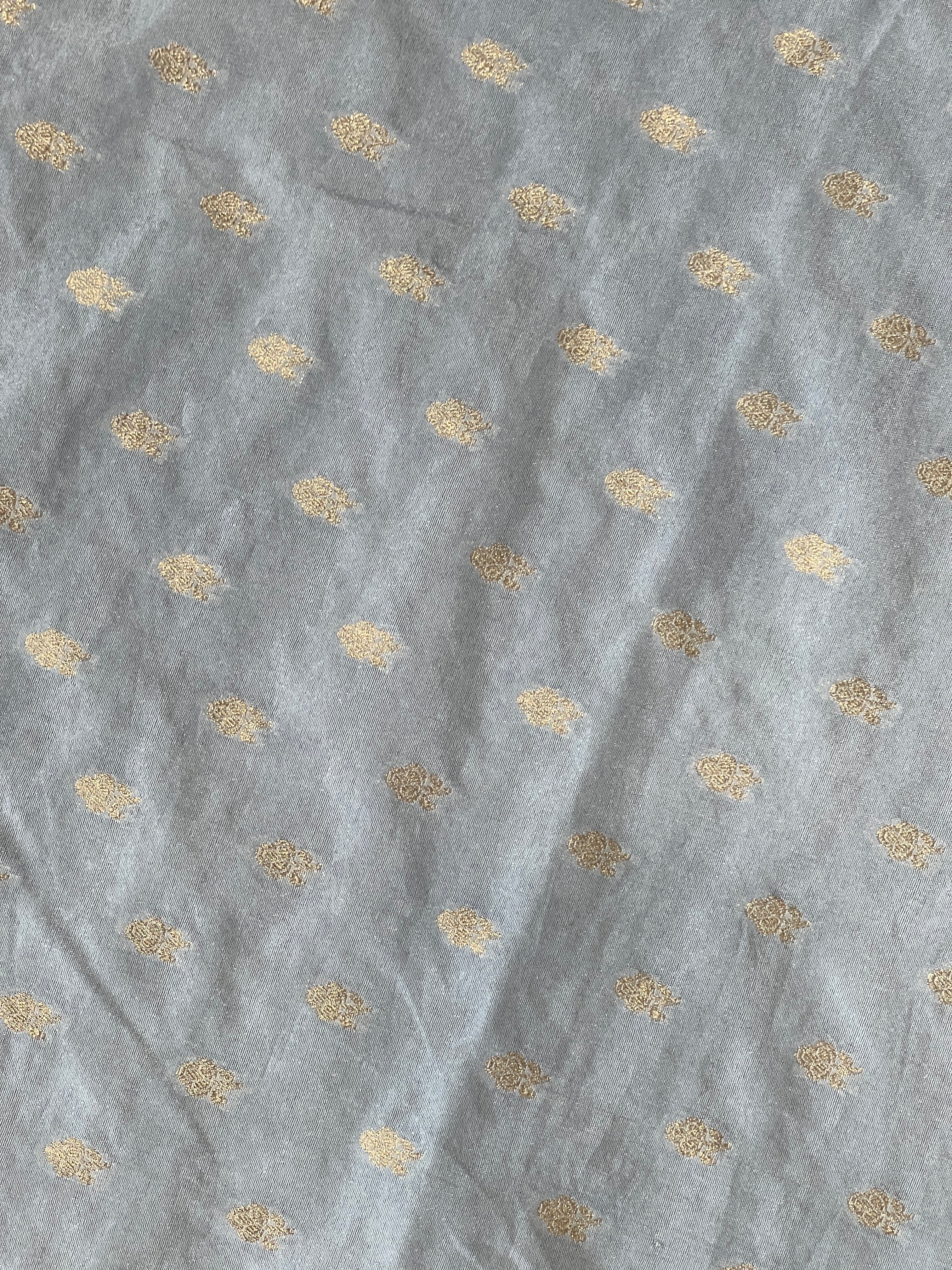 Machine Embroidery Applique Work Vicose Organza | MM486