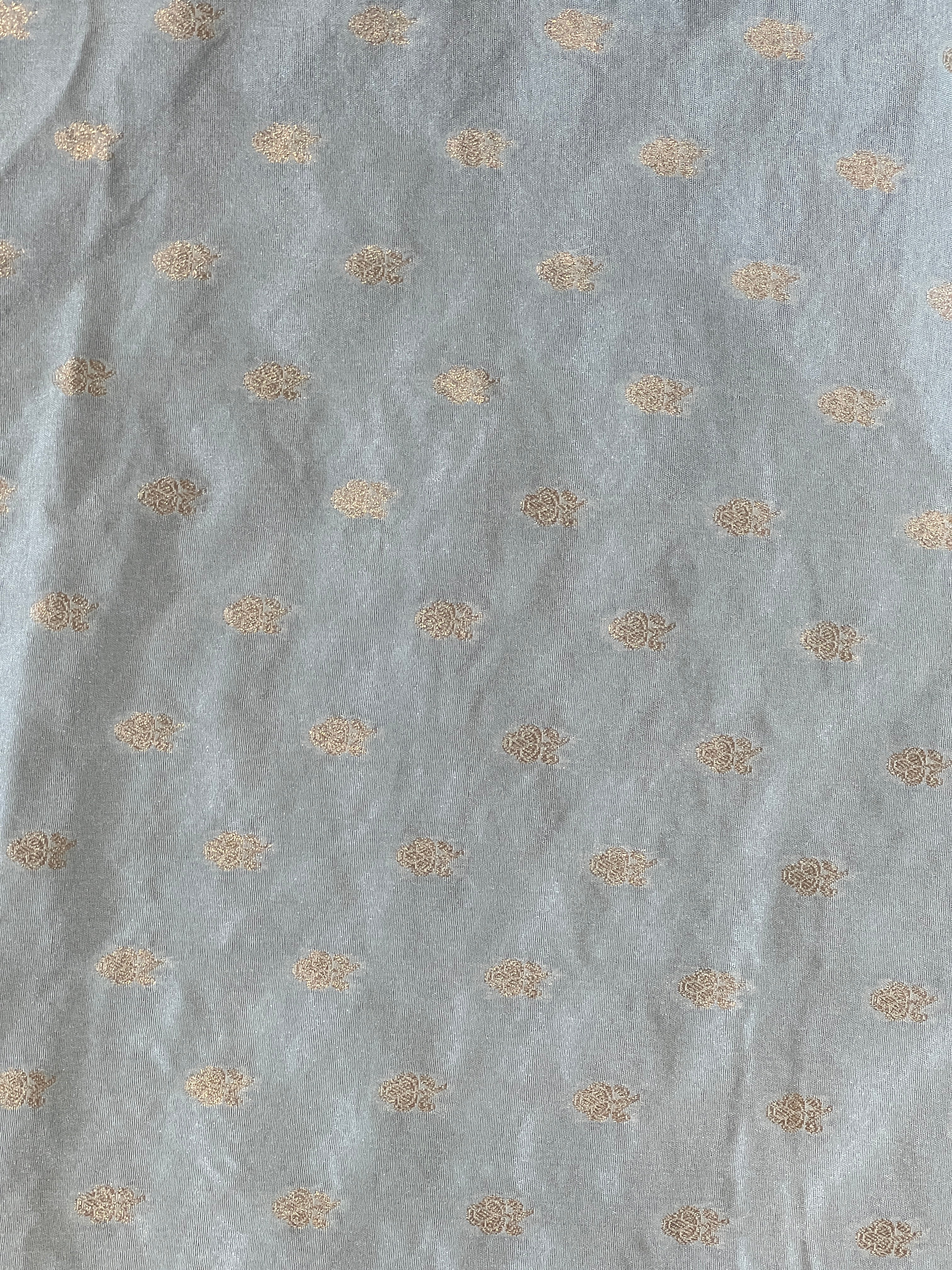 Machine Embroidery Applique Work Vicose Organza |MM487