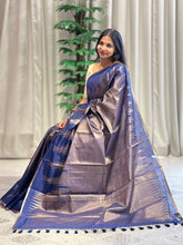 Zari Woven Brocade Patterned Semi Silk Saree | YNG552