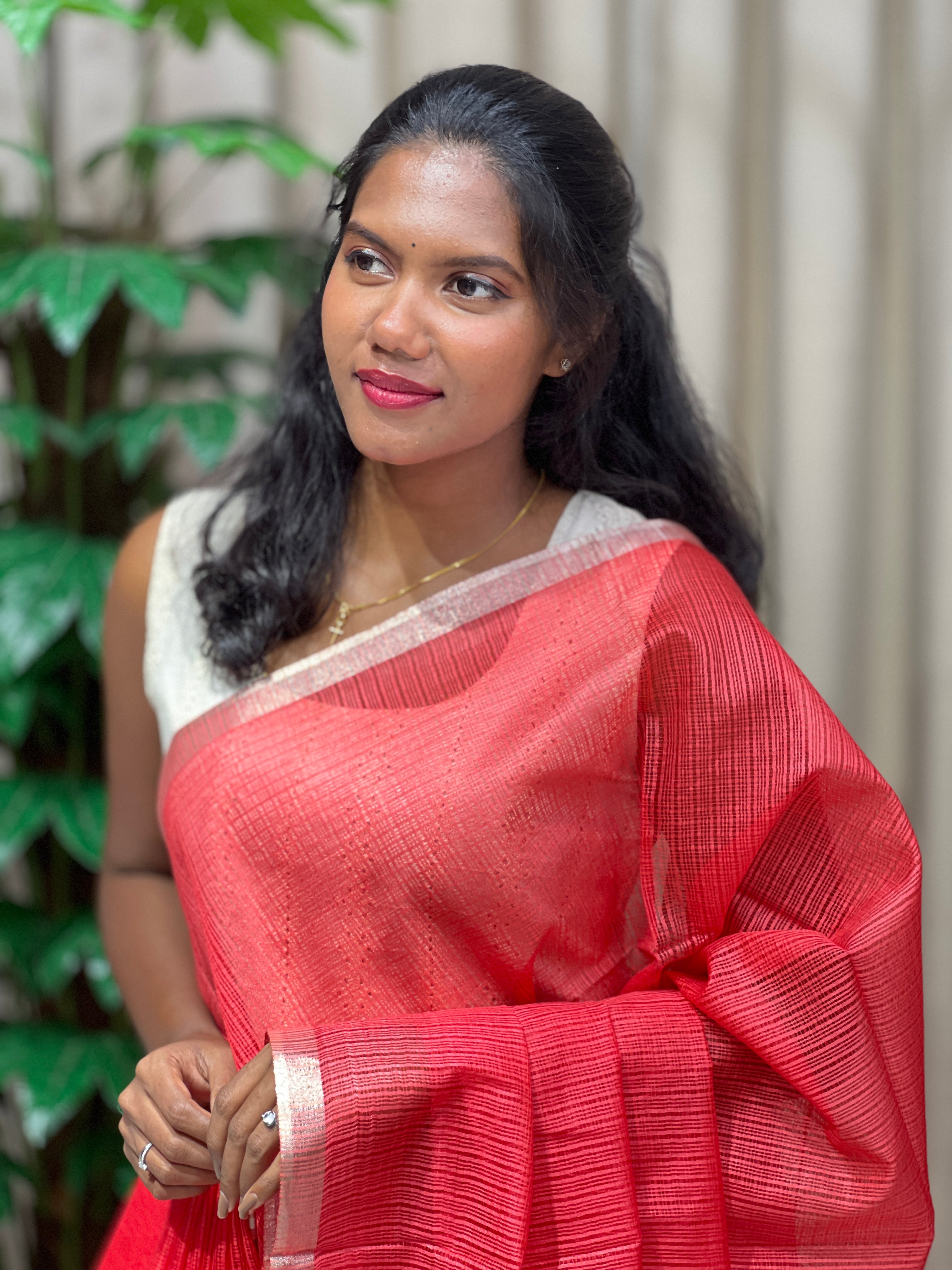 Bhagalpuri Woven Semi Tussar Saree | PF1234