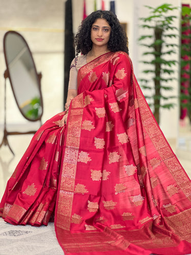 Banarasi Hand Woven Silk Saree | JRT106