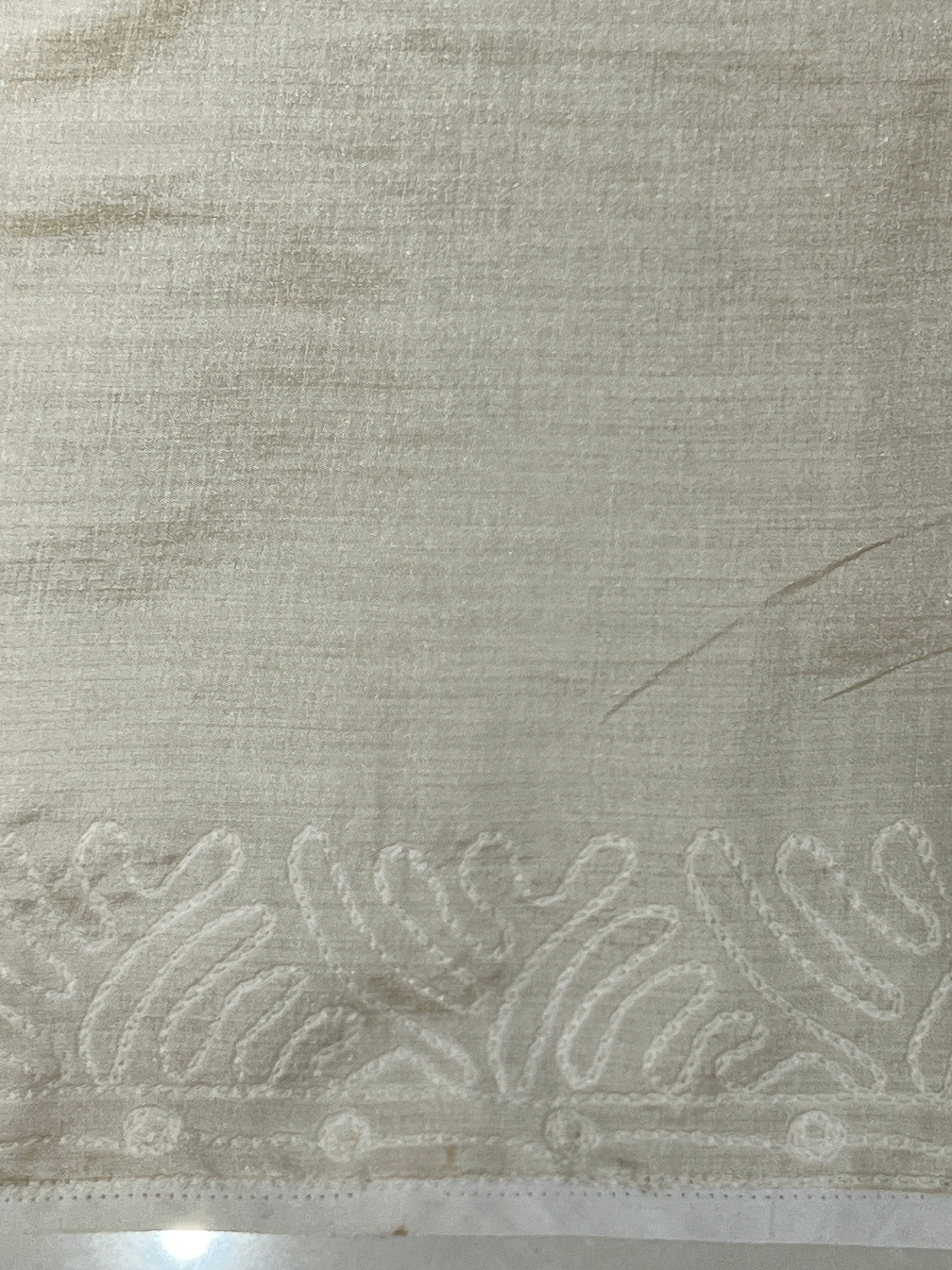 Embroidery Detailed Semi Tussar Saree | PF1240