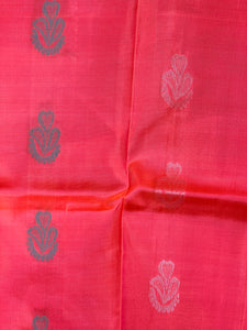 Pink Zari With Thread Woven Soft Silk Saree | SMS186