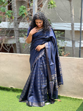 Antique And Silver Zari Weaving Silk Cotton Saree | YNG240