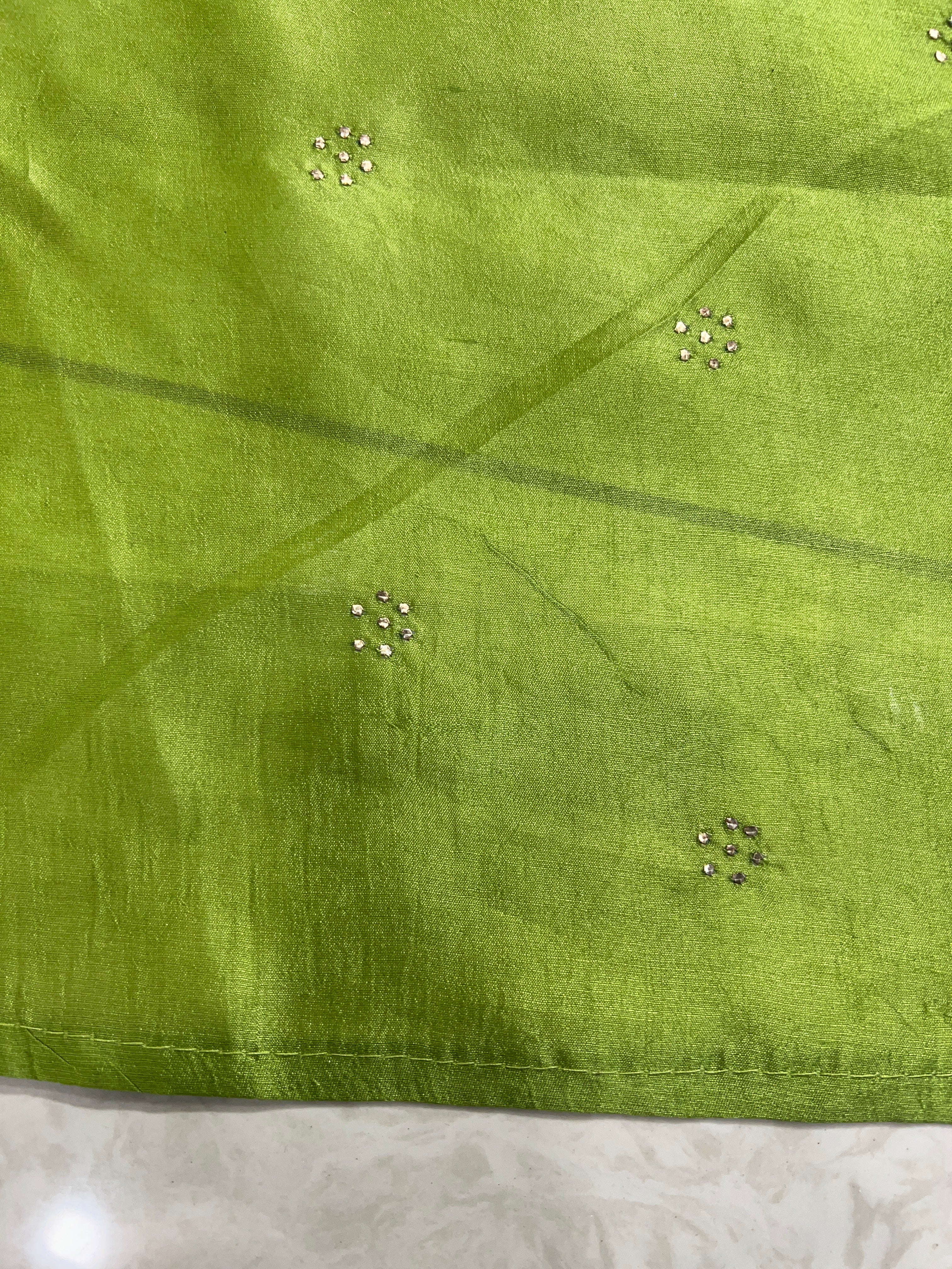Mukesh Work Design Pure Silk Saree | SBS369