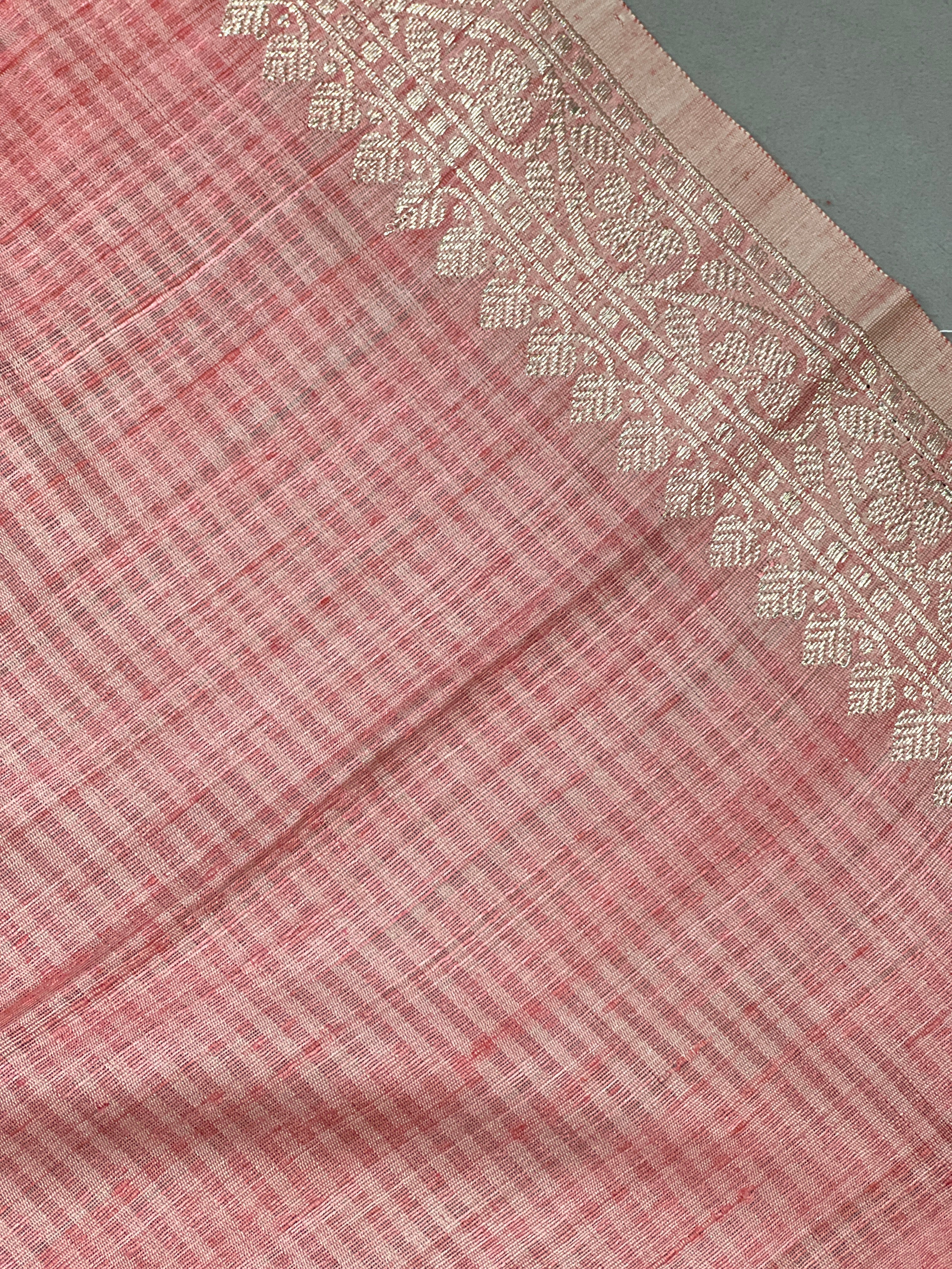 Zari Woven Tussar Banrasi Saree | YNG599