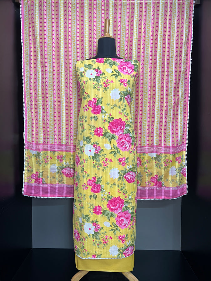 Floral Digital Printed Cotton Salwar Set | HE117