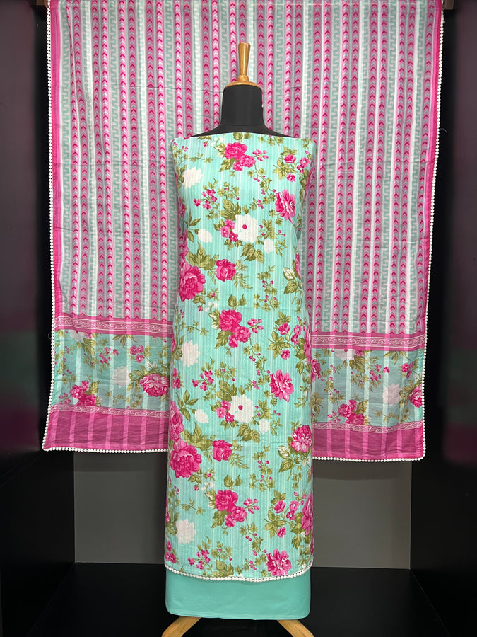 Floral Digital Printed Cotton Salwar Set | HE116