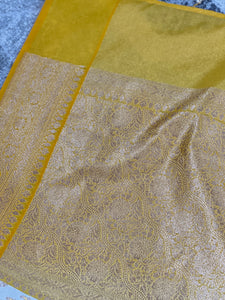 Tissue Weaved Banarasi Chanderi Saree | JRT122