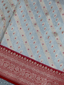 Tissue Weaved Banarasi Chanderi Saree | JRT121