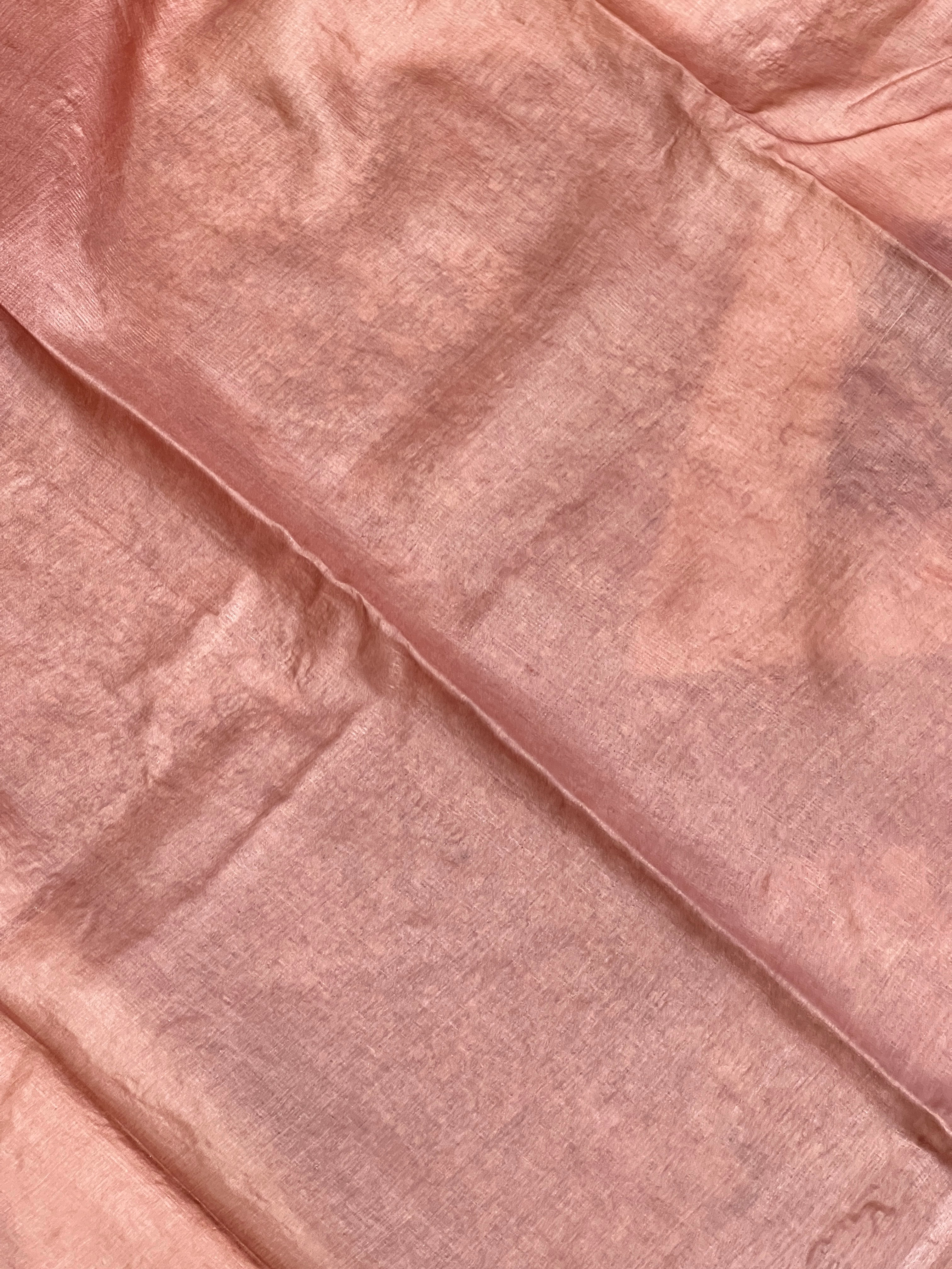 Zig Zag Patterned Tussar Saree | YNG631