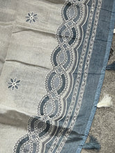 Digital Print With Embroidery Highlighted Organza Saree | BLD1107