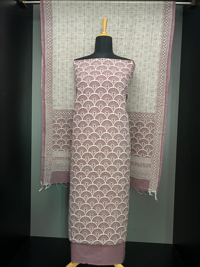 Digital Print Detailed Cotton Salwar Set | HE107