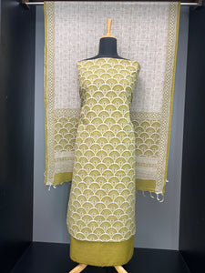 Digital Print Detailed Cotton Salwar Set | HE108