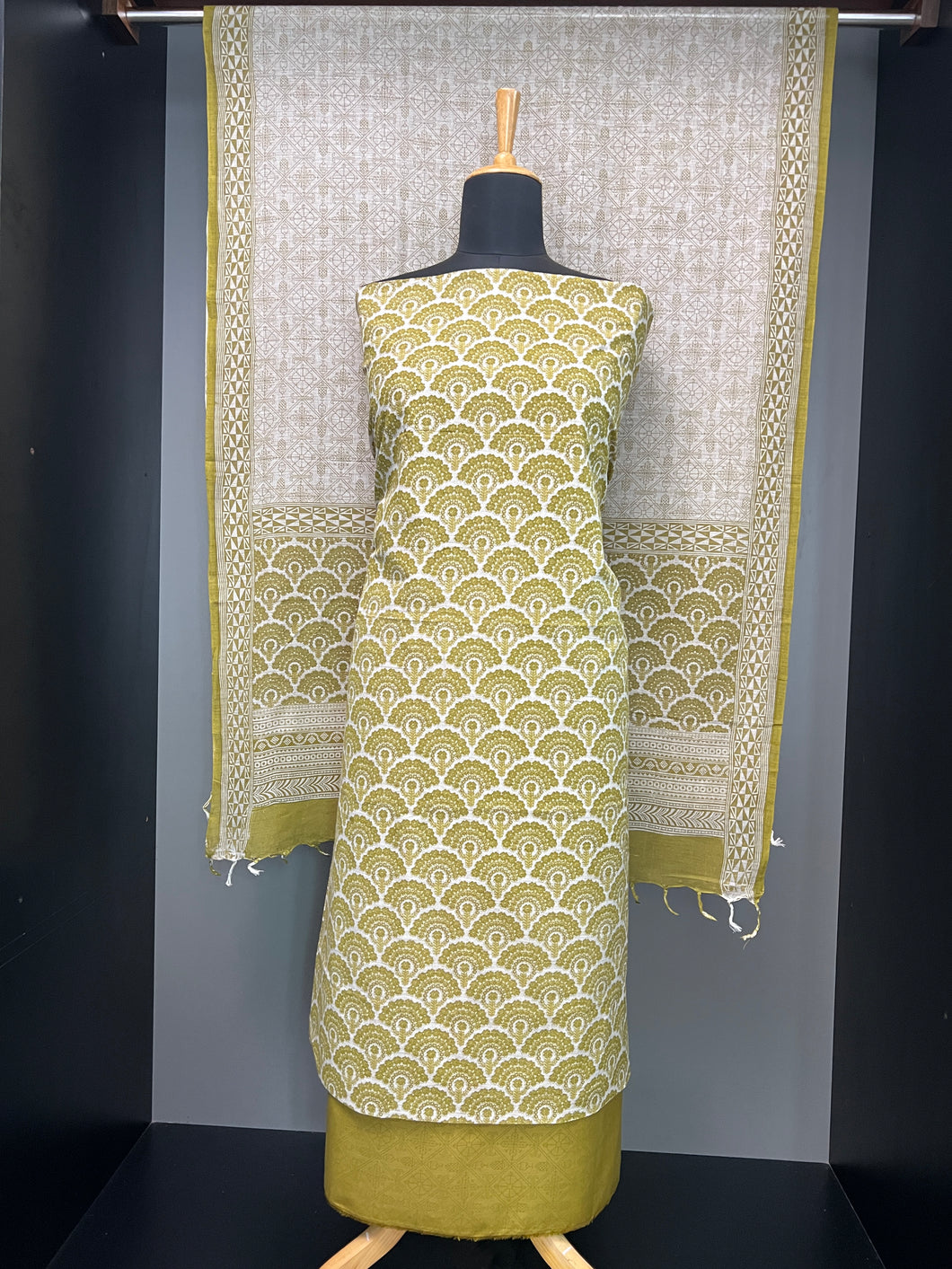 Digital Print Detailed Cotton Salwar Set | HE108