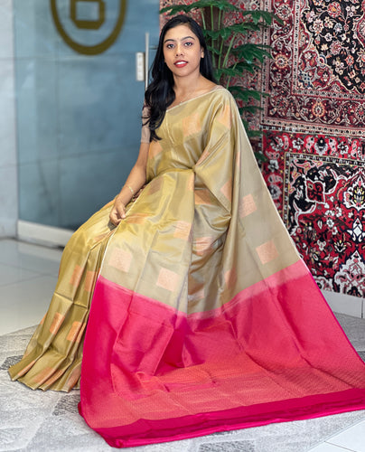 Zari Weaved Soft Silk Saree | PRS228