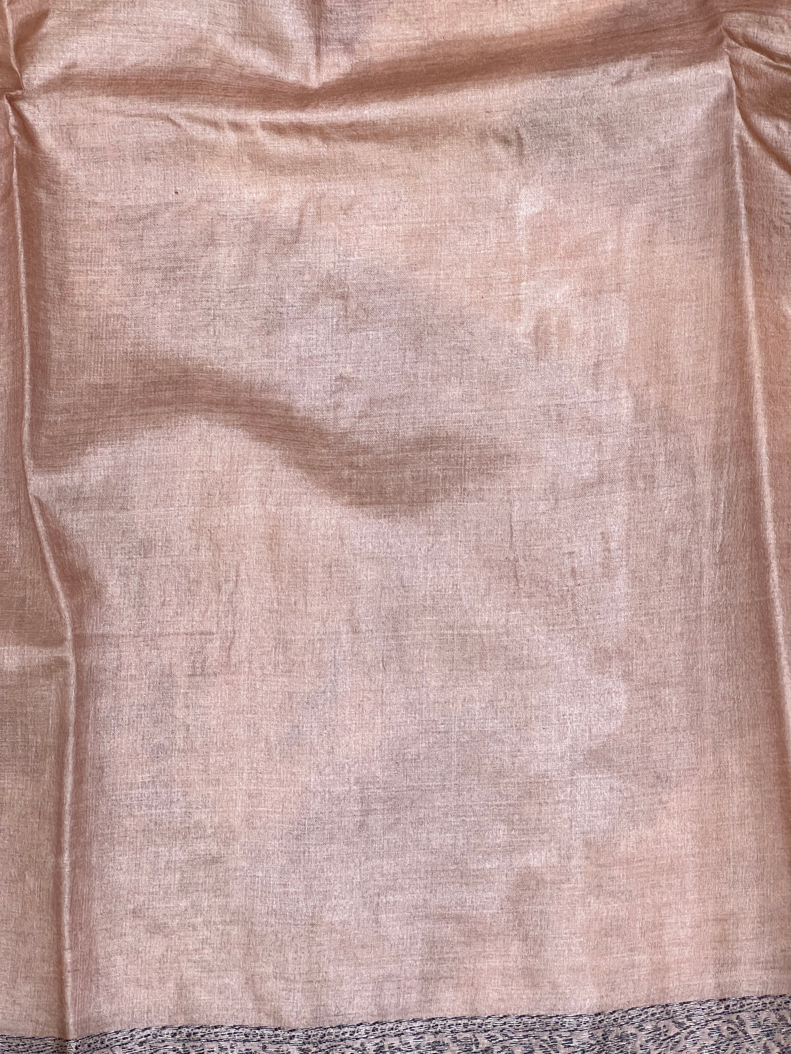 Black Yarns and Zari Woven Tussar Banarasi Saree | YNG621