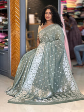 Banarasi Weaved Georgette Saree | YNG348