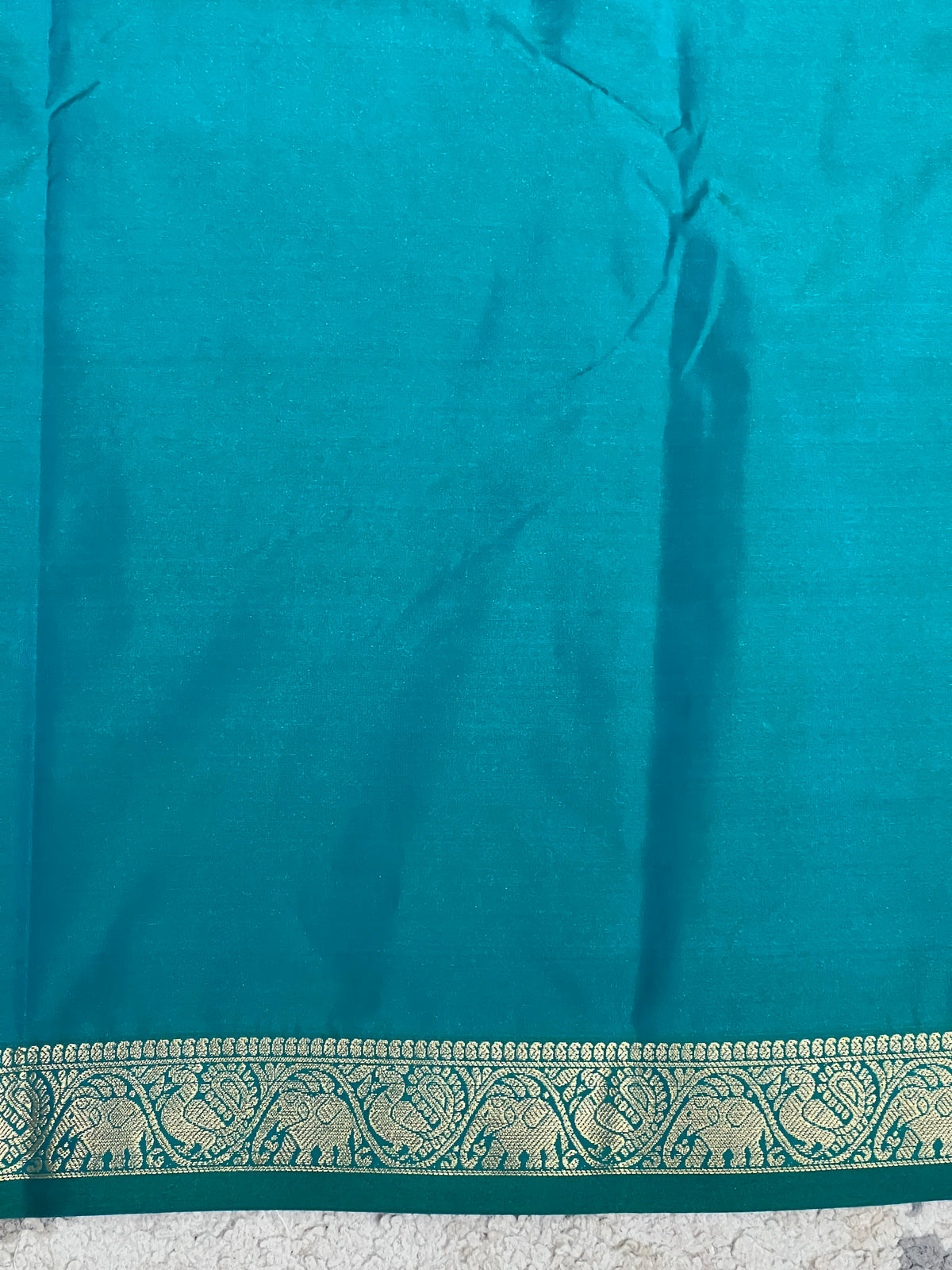 Peacock Motifs Semi Soft Silk Saree | NAC103