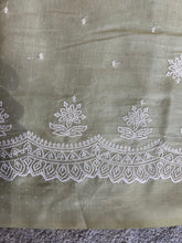 Point Embroidered Dola Silk Saree | SUN248